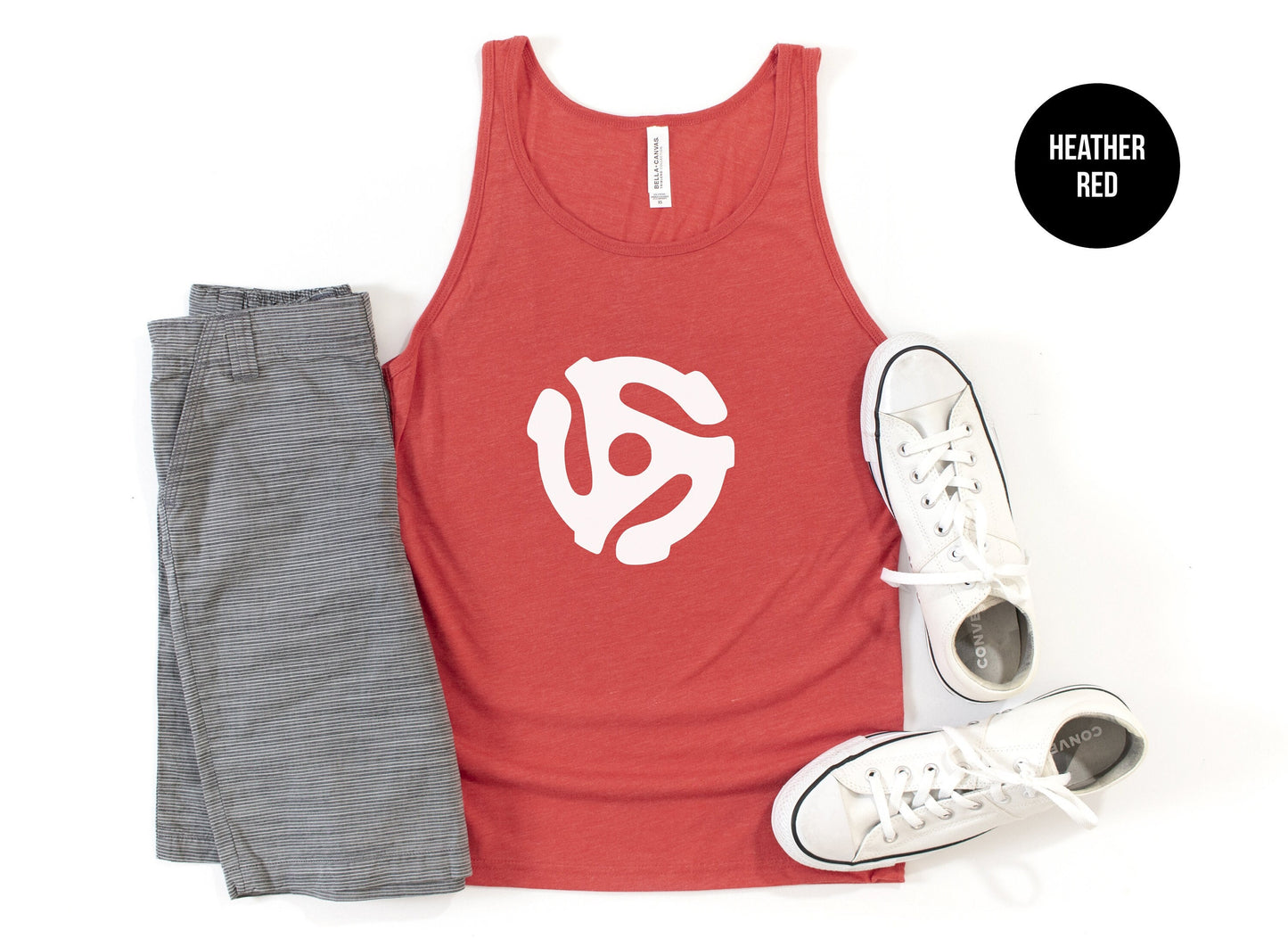 45 Vinyl Record Tank Top