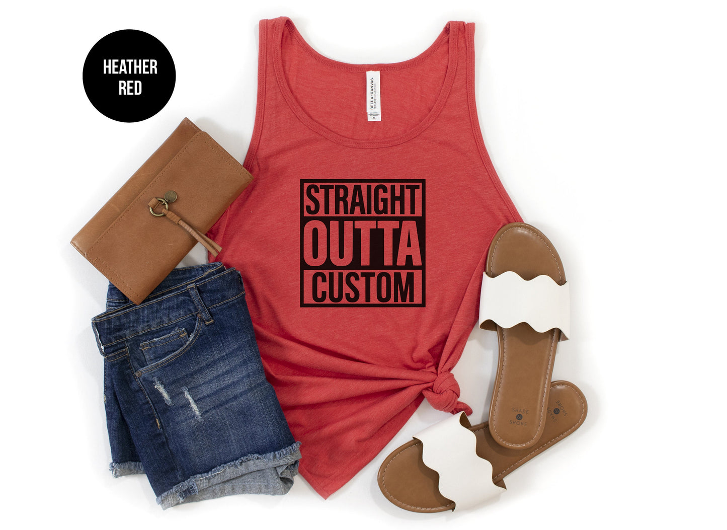 Straight Outta "Custom" Tank Top