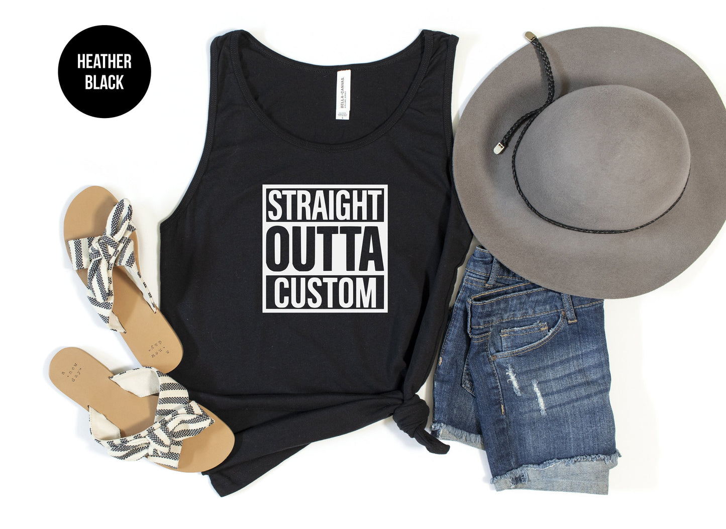 Straight Outta "Custom" Tank Top