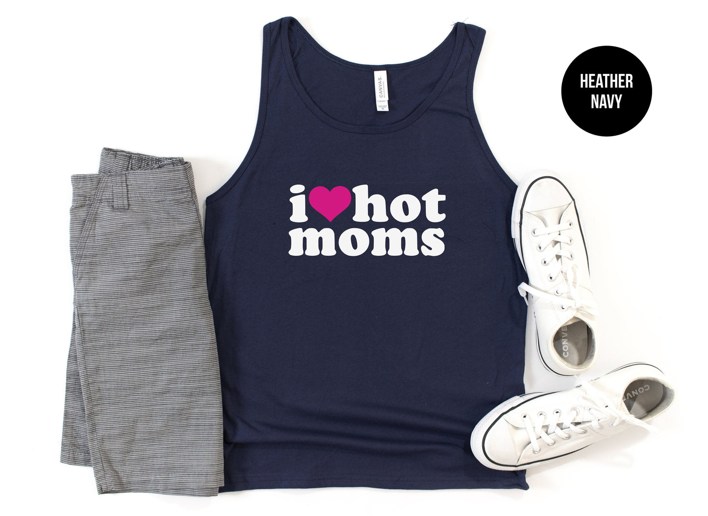 I Heart Hot Moms Tank Top