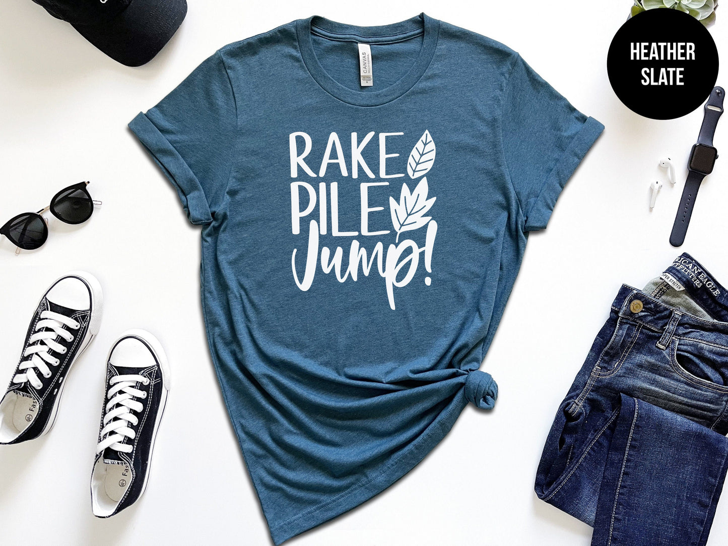 Rake, Pile, Jump