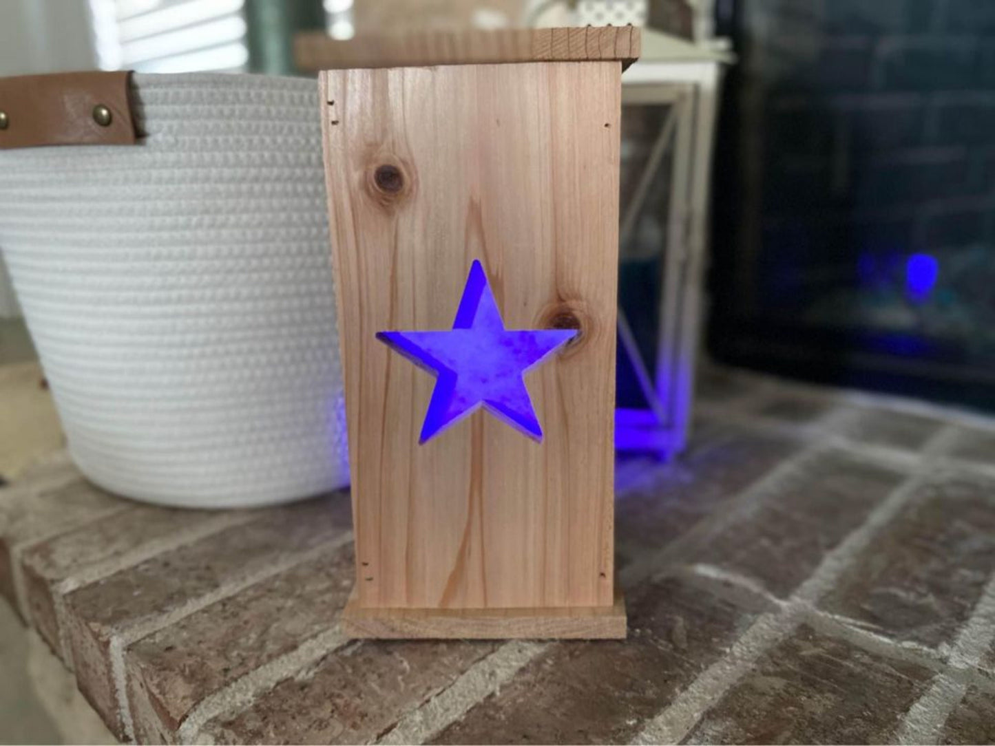 Cedar Dallas Lantern with LED