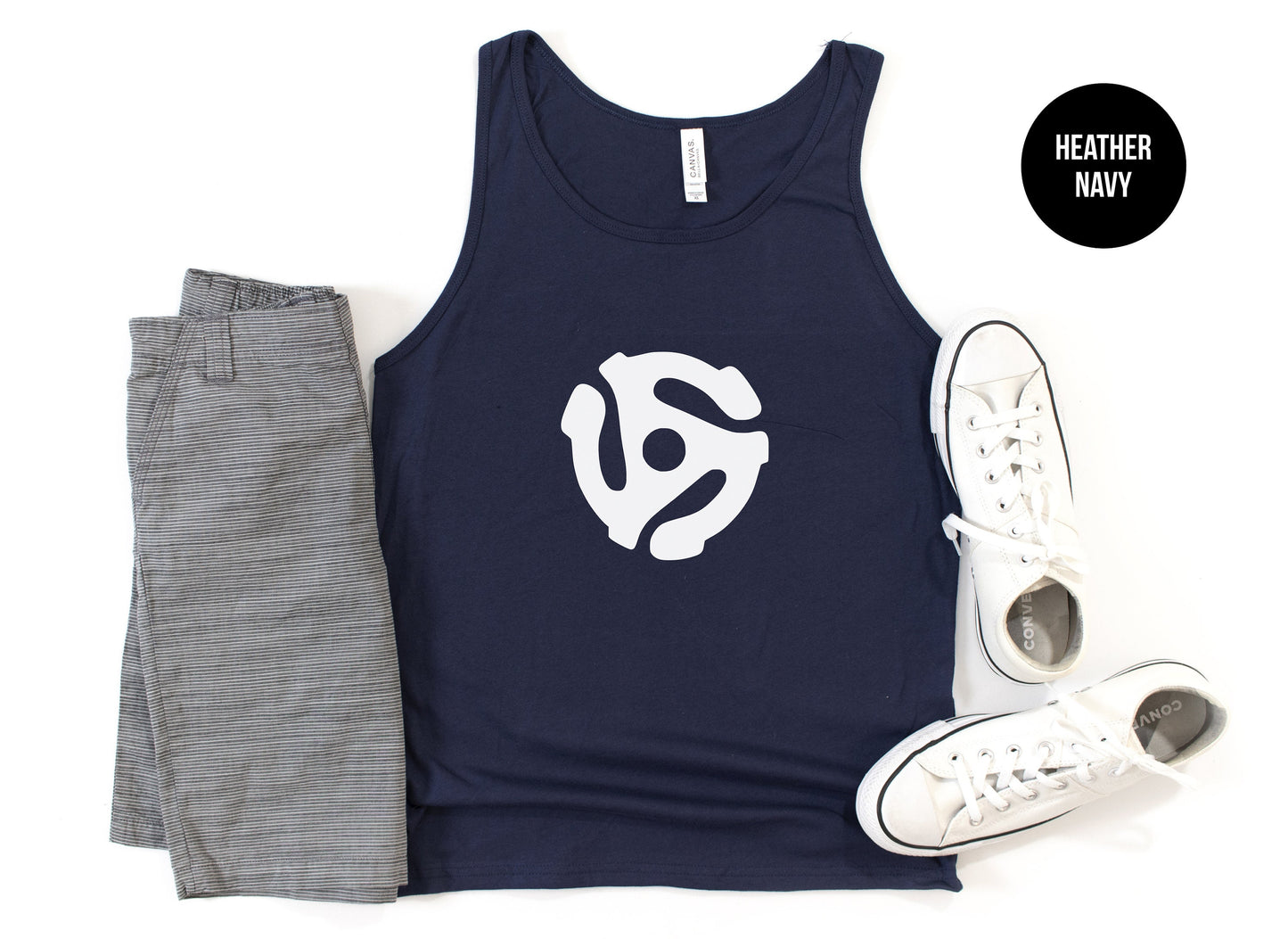 45 Vinyl Record Tank Top