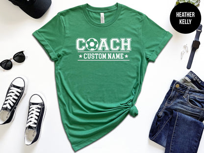 Soccer Coach Customizable Shirt
