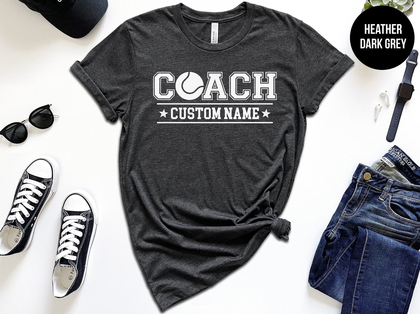 Tennis Coach (with Custom Name)