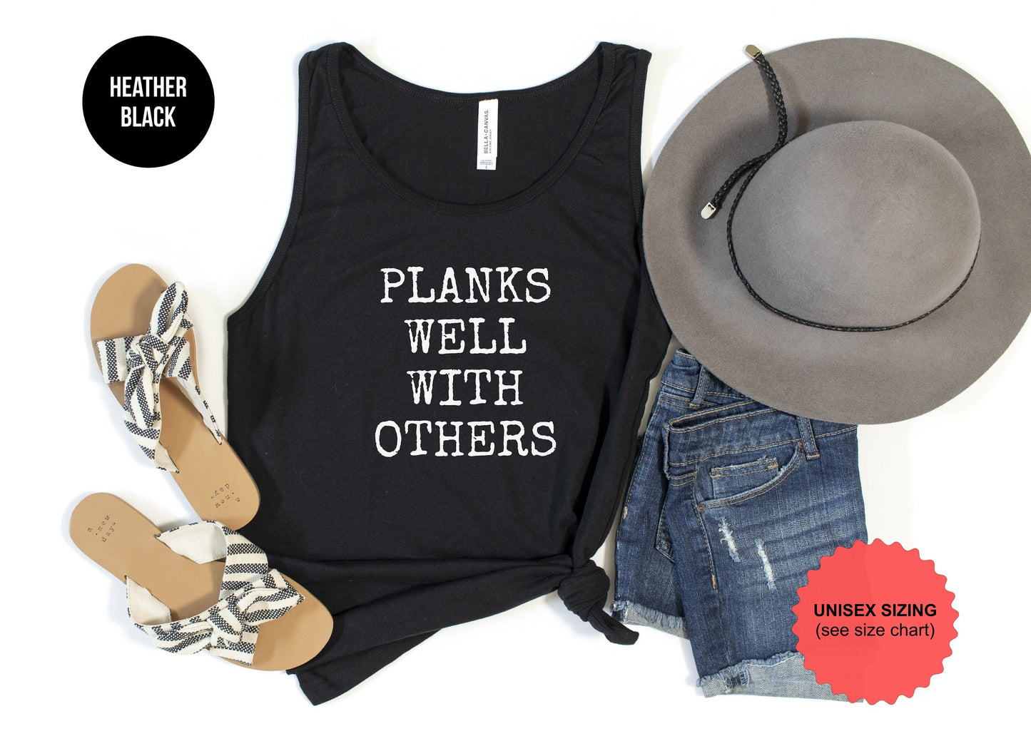 Planks Well With Others Tank Top