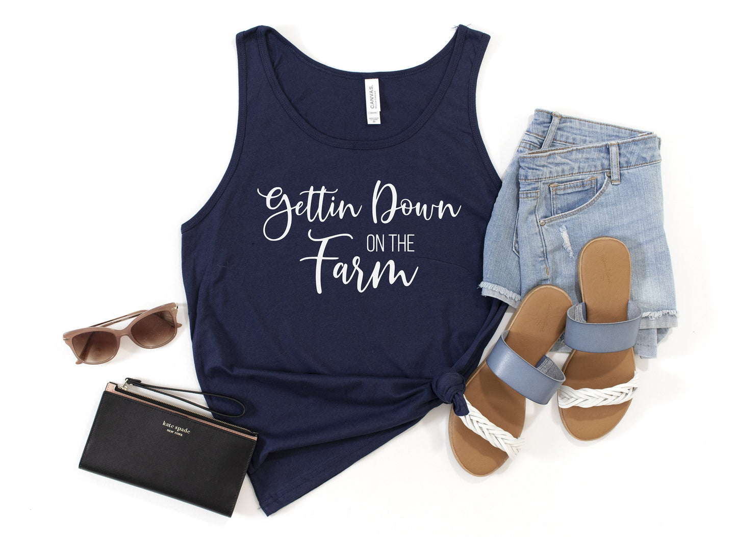 Gettin Down on the Farm Tank Top