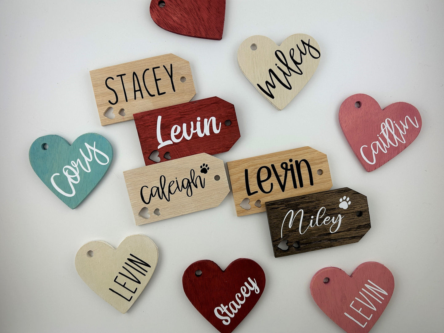 Personalized Valentines Wooden Gift Tags