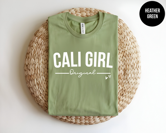 Celebrate the Sunshine State of Mind with the Original Cali Girl T-Shirt