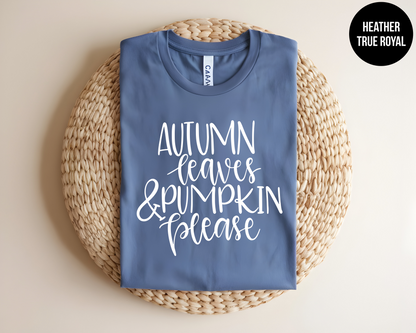 Autumn Leaves and Pumpkin Please