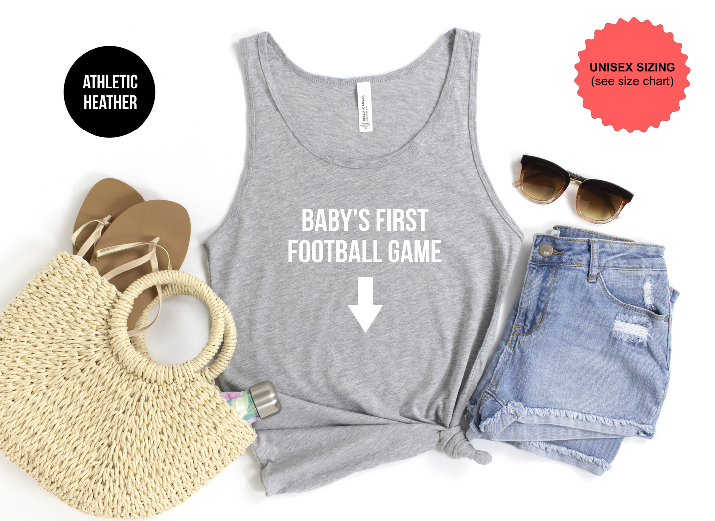 Baby's First Football Game Tank Top