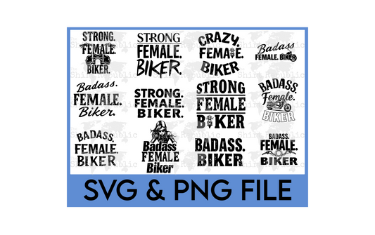 Biker Female Bundle - Digital Download