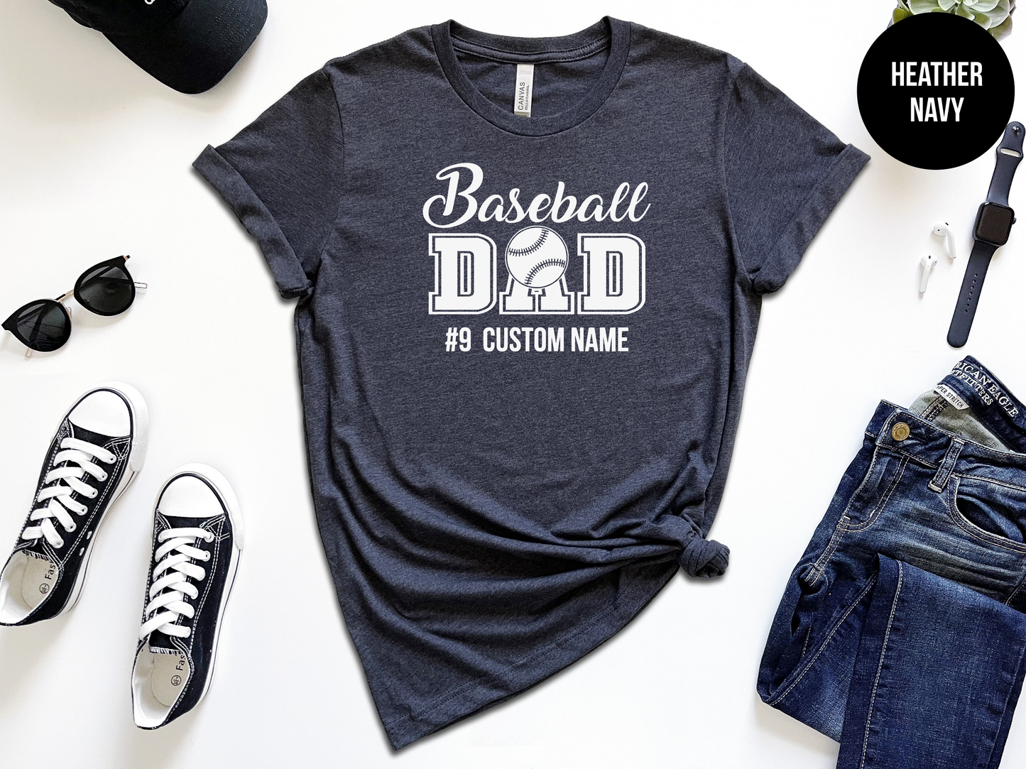 Custom Baseball Dad