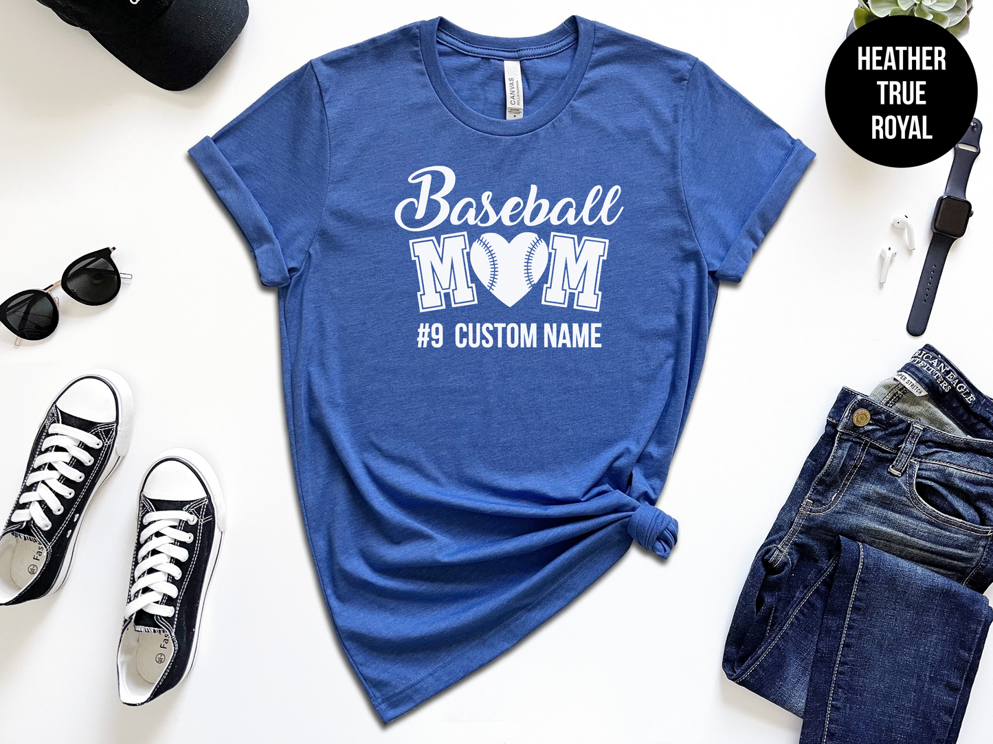 Custom Baseball Mom