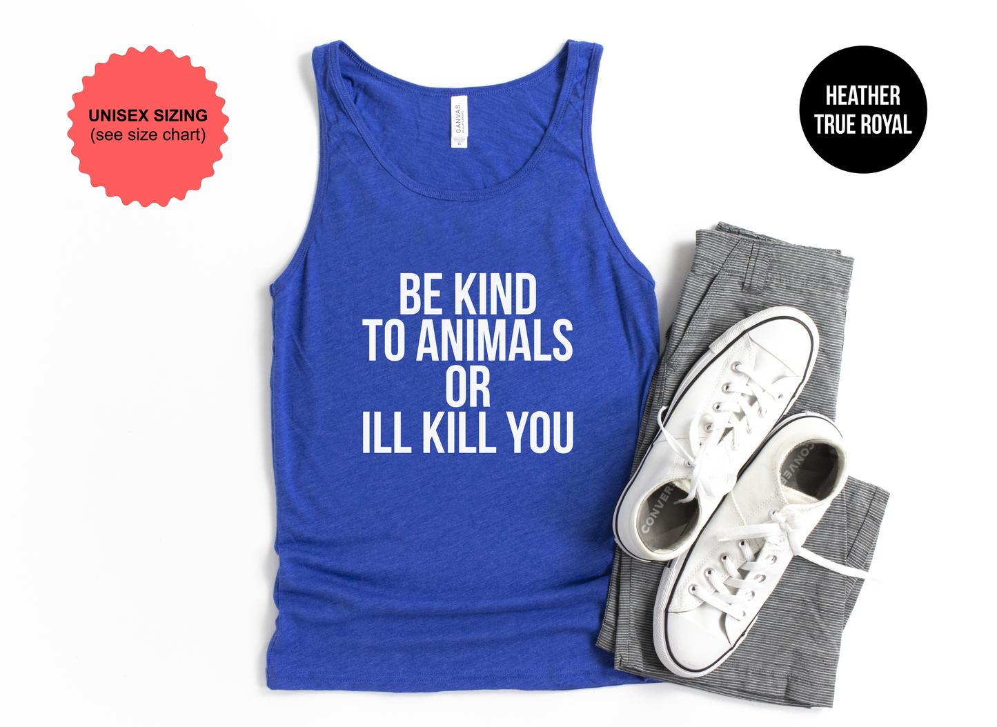 Be Kind To Animals Tank Top