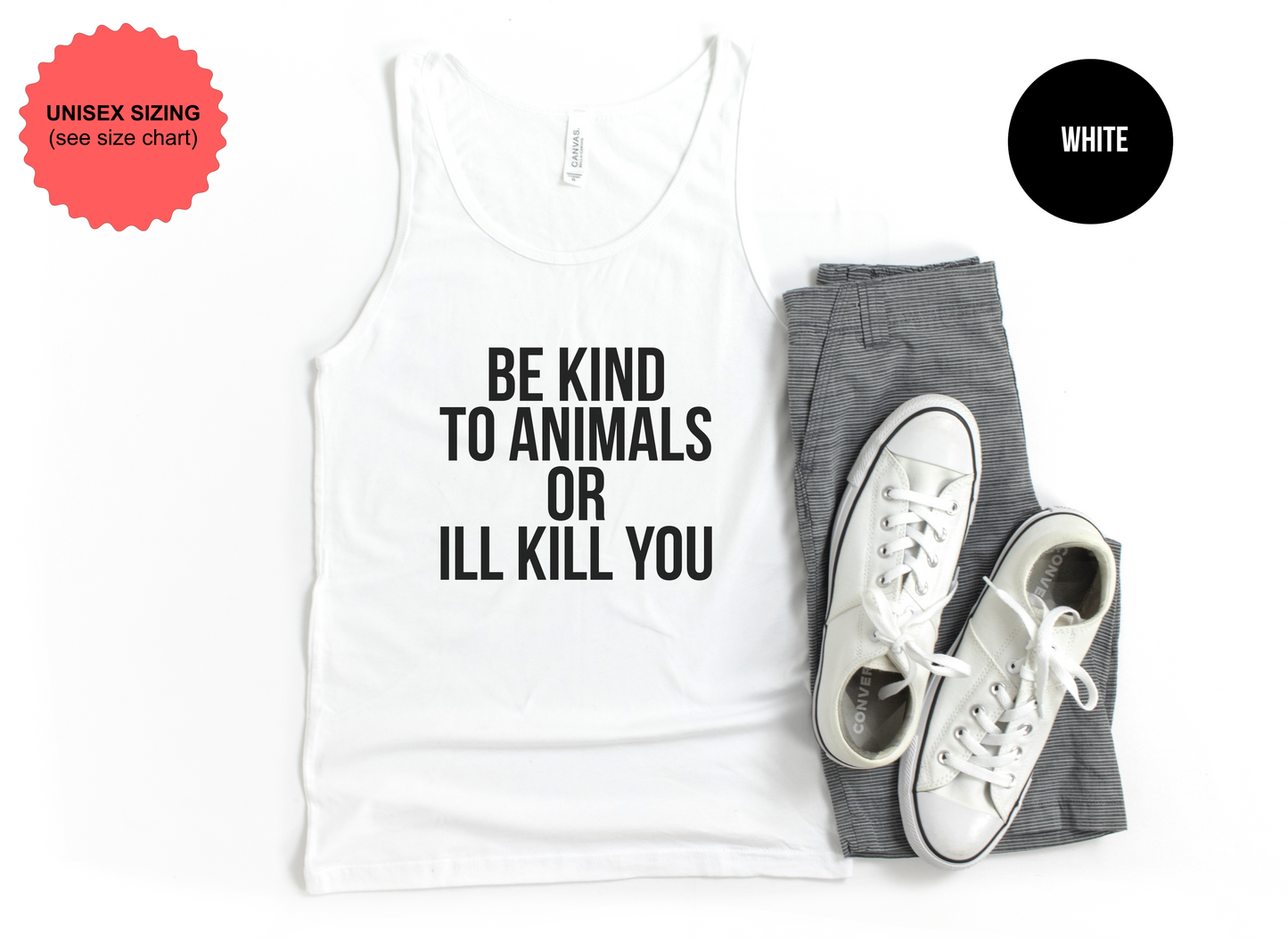 Be Kind To Animals Tank Top