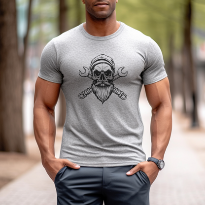 Bearded Mechanic Skull