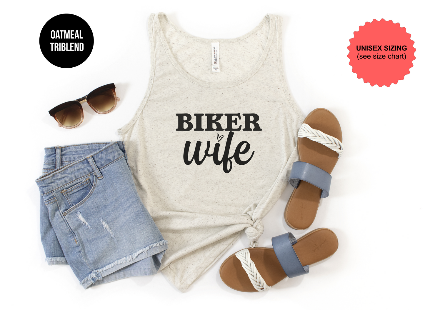 Biker Wife Tank Top