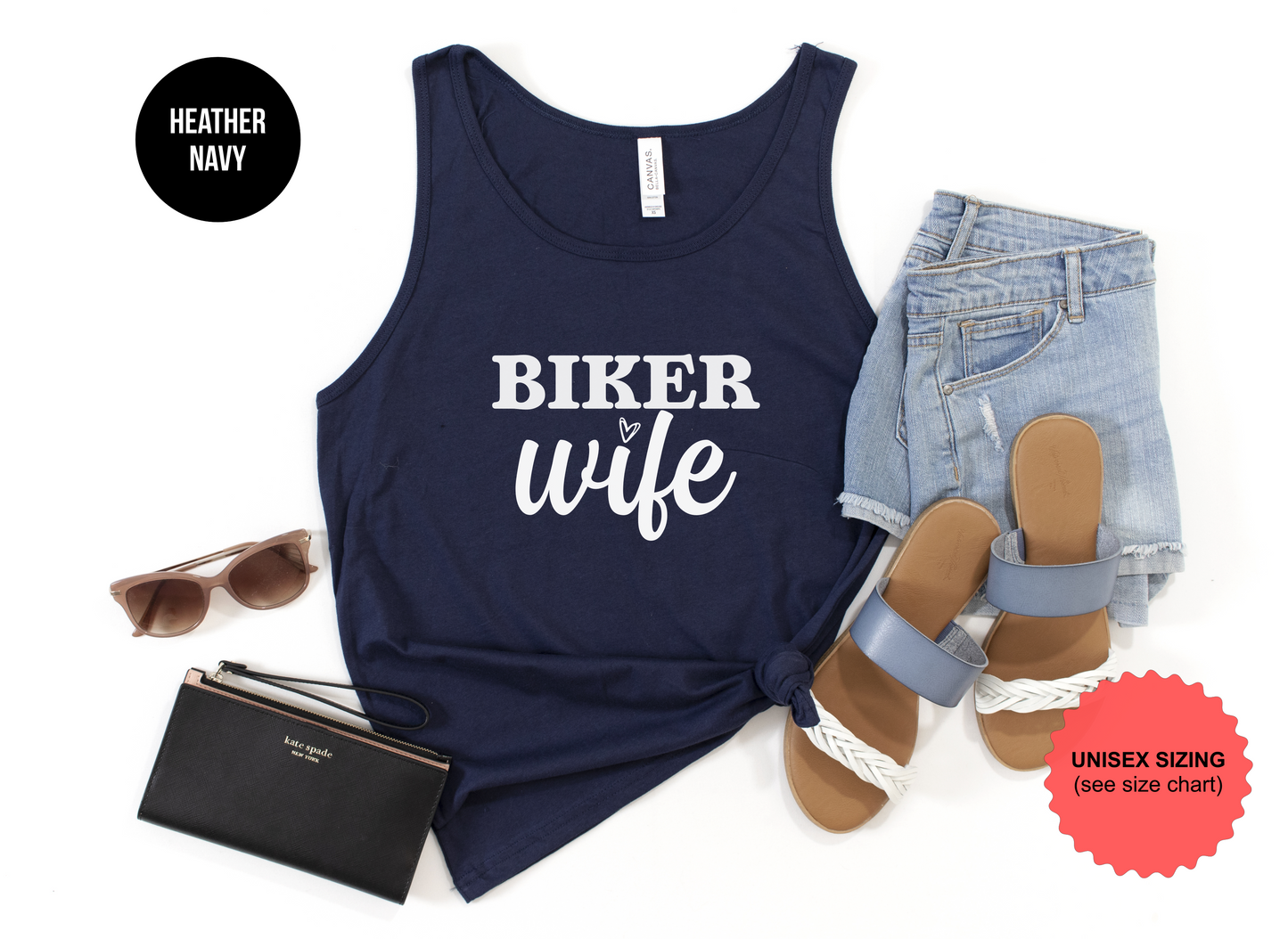 Biker Wife Tank Top