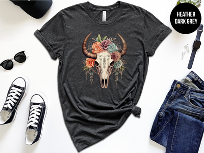 Boho Cow Skull