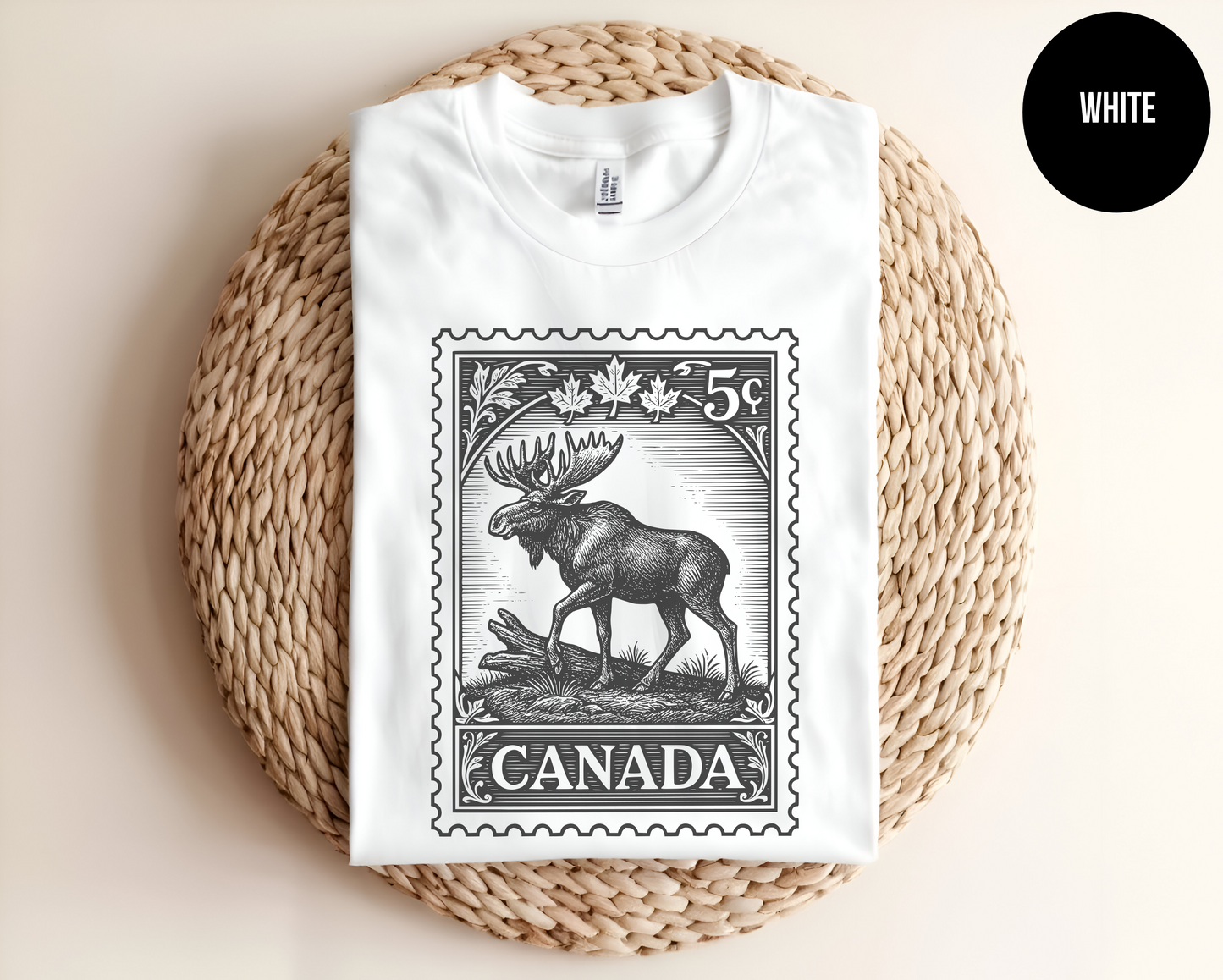 Canada Moose Stamp