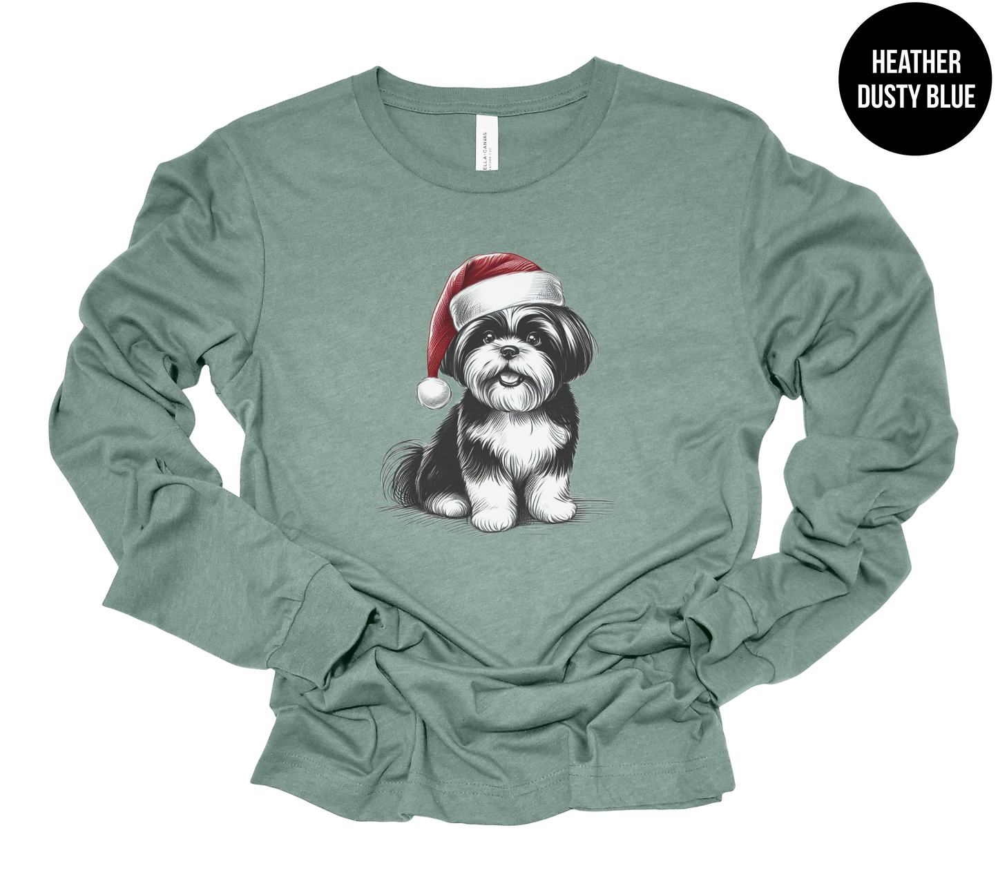 Shih Tzu Christmas Long-Sleeve Shirt