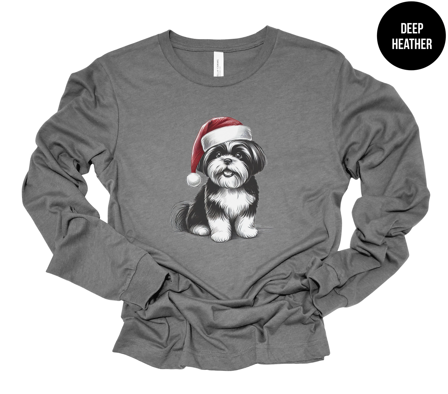 Shih Tzu Christmas Long-Sleeve Shirt