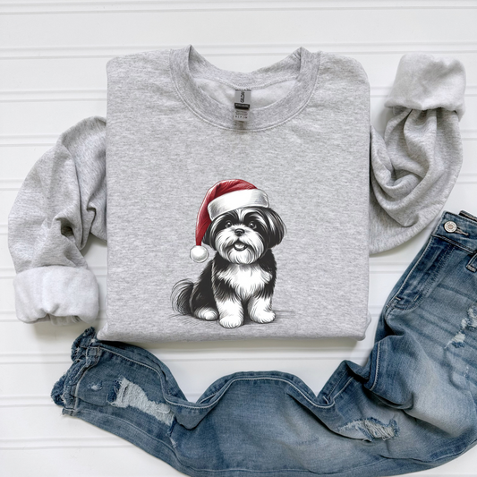 Shih Tzu Christmas Sweatshirt