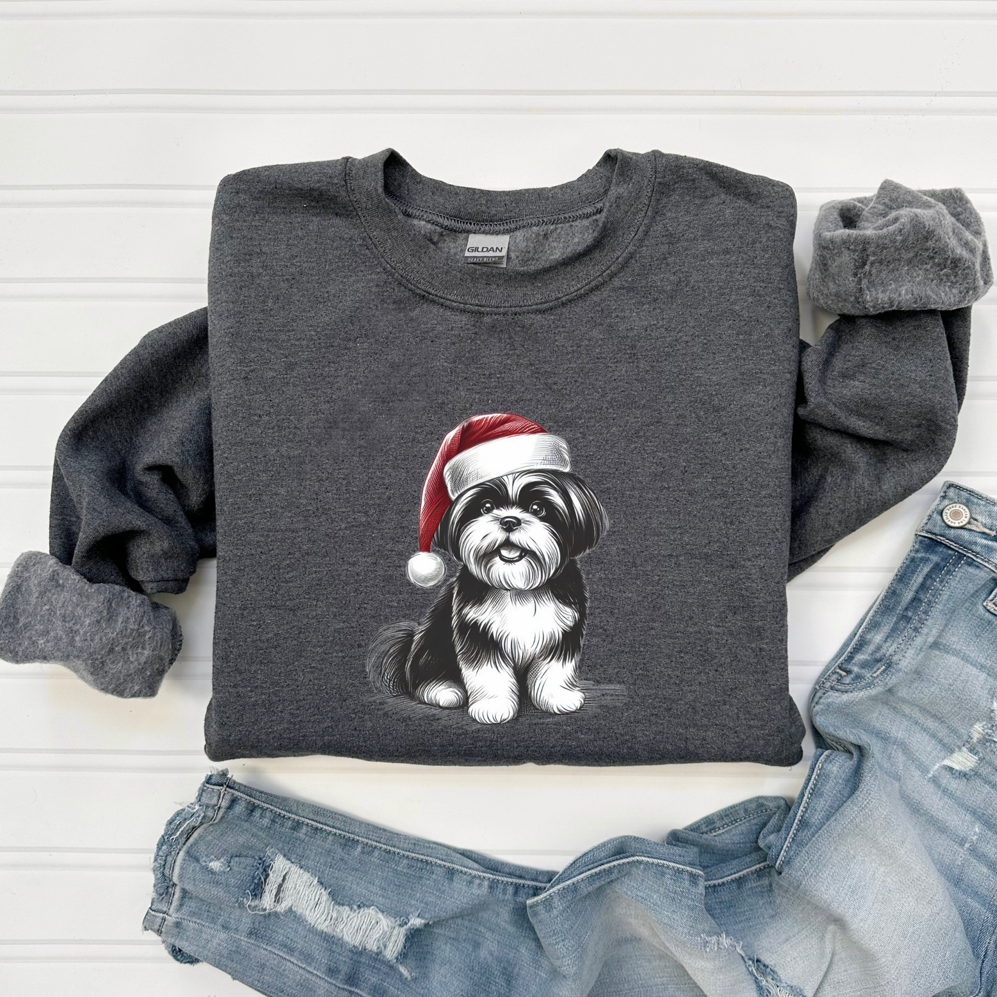 Shih Tzu Christmas Sweatshirt