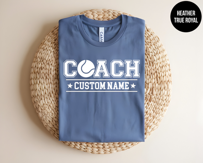 Tennis Coach (with Custom Name)