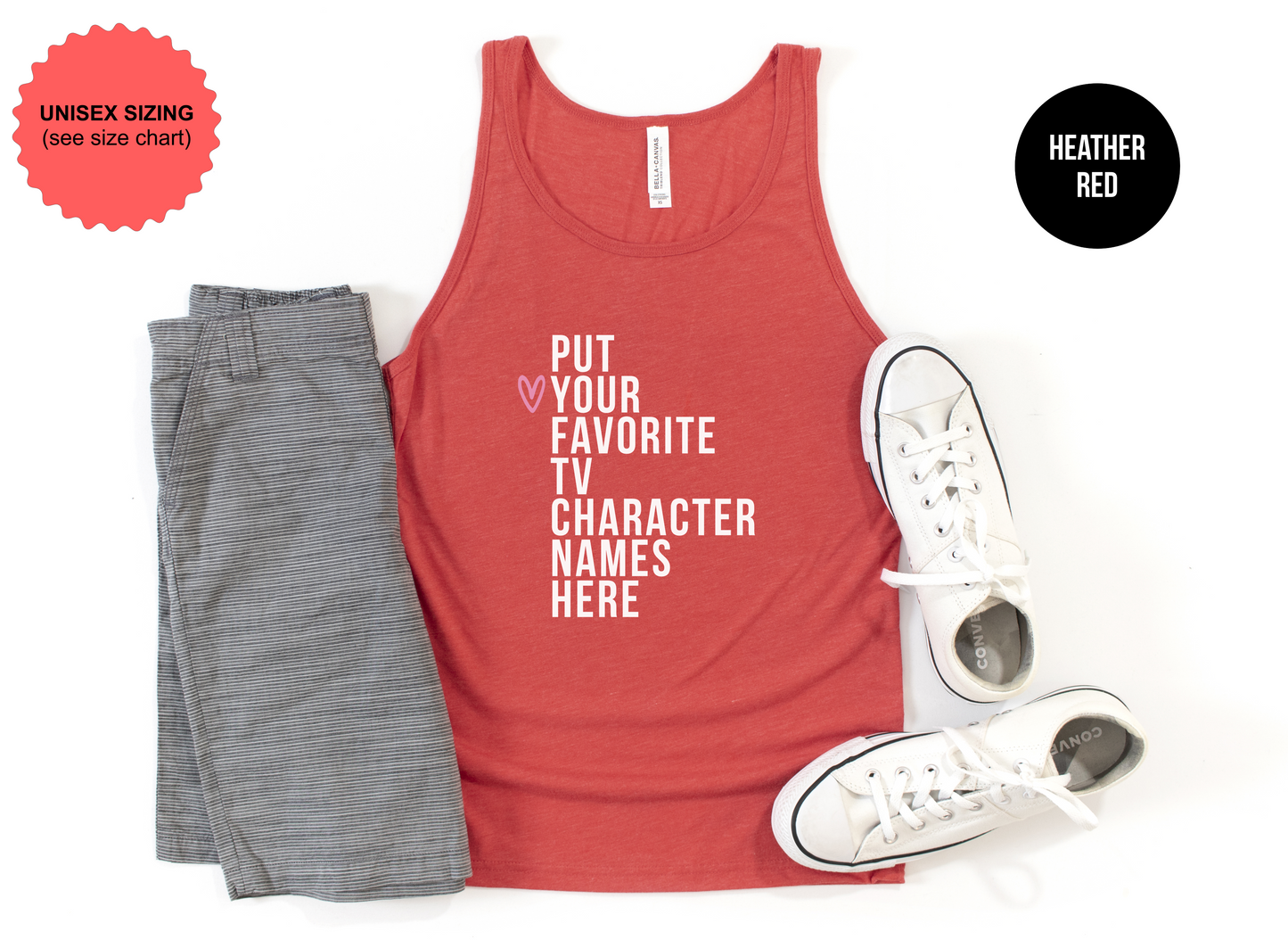 Customized TV Character Tank Top