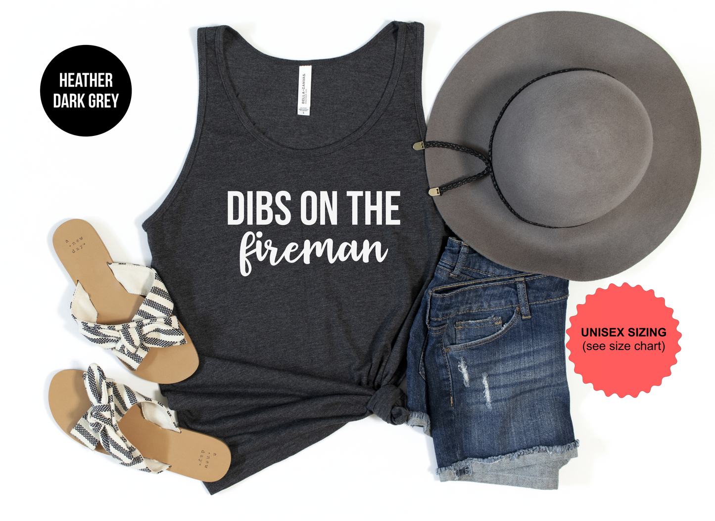 Dibs on the Fireman Tank Top