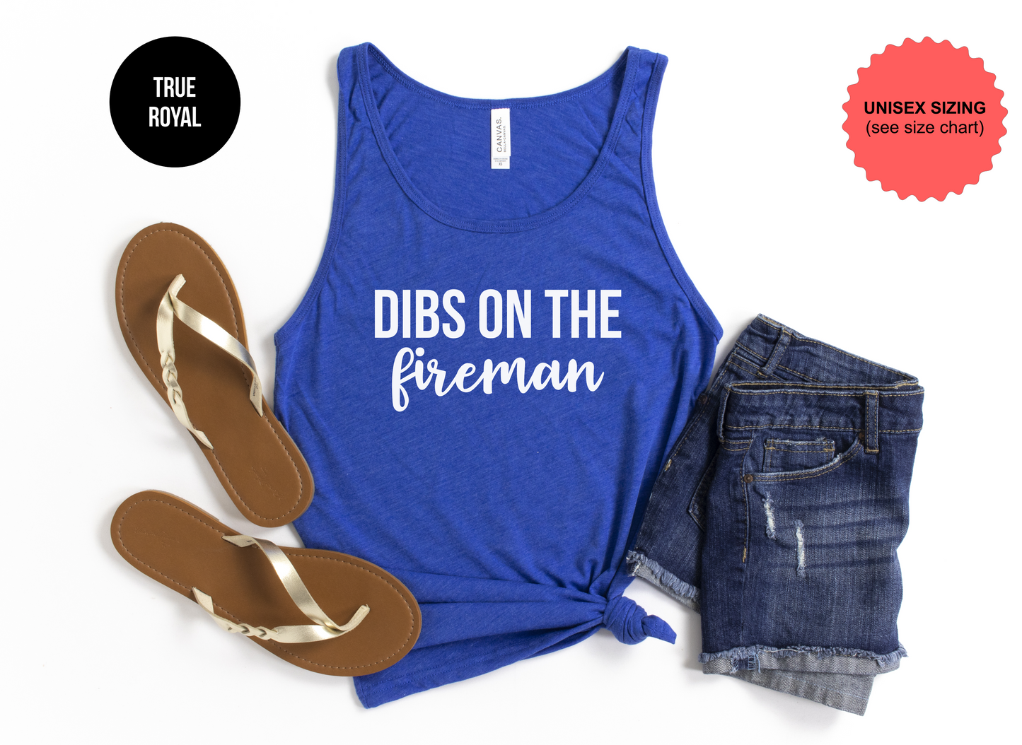 Dibs on the Fireman Tank Top