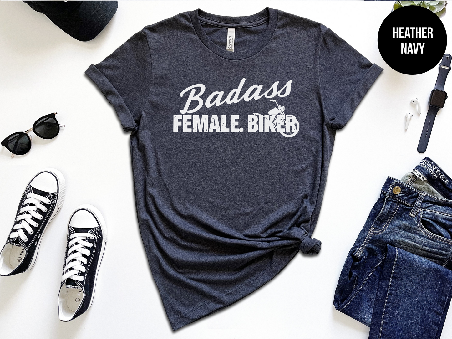 Badass Female Biker