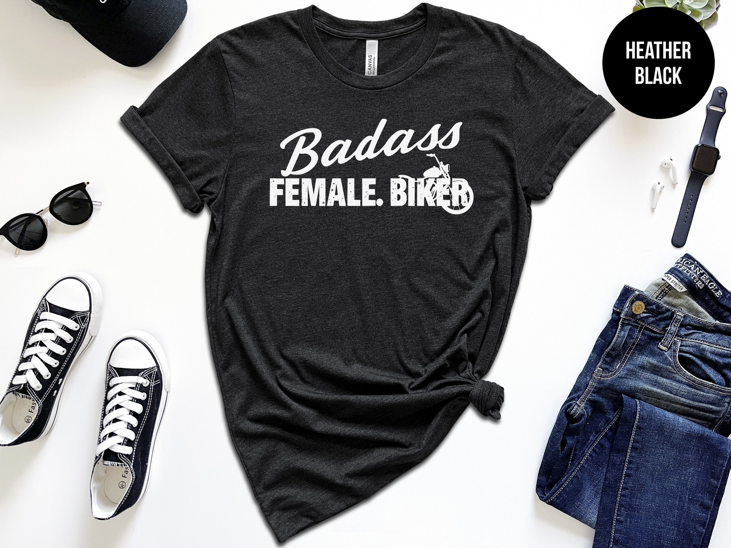 Badass Female Biker