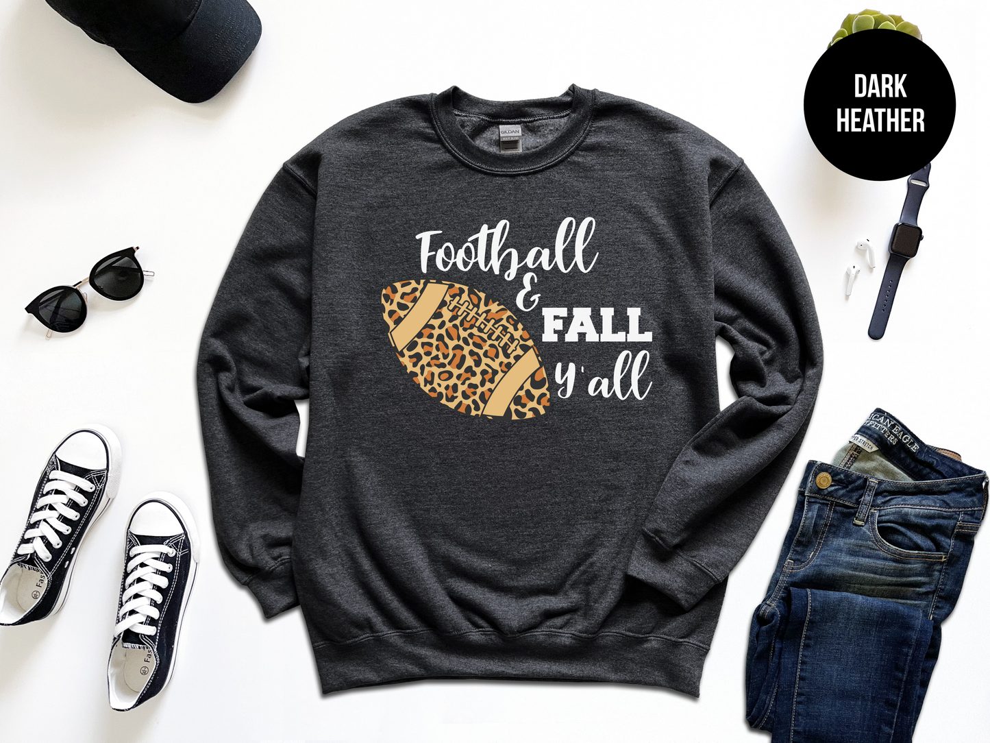 Football and Fall Ya'll Sweatshirt