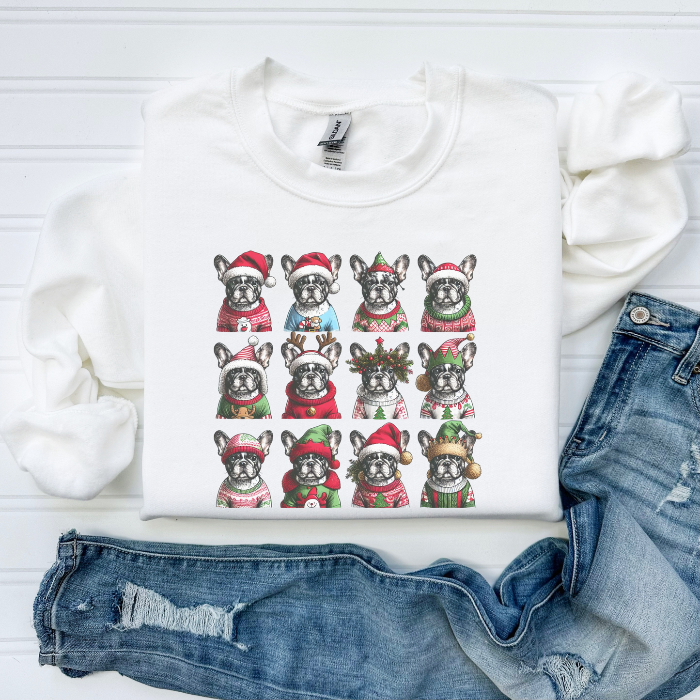 French Bulldog Christmas Sweatshirt