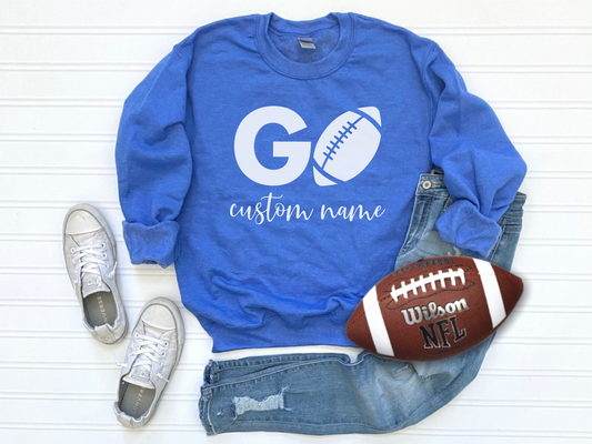 GO - Custom Football Sweatshirt
