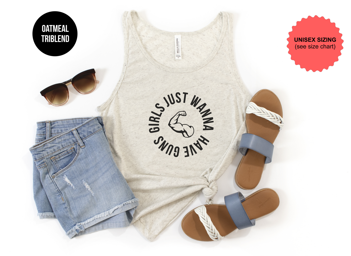 Girls Just Wanna Have Guns Tank Top