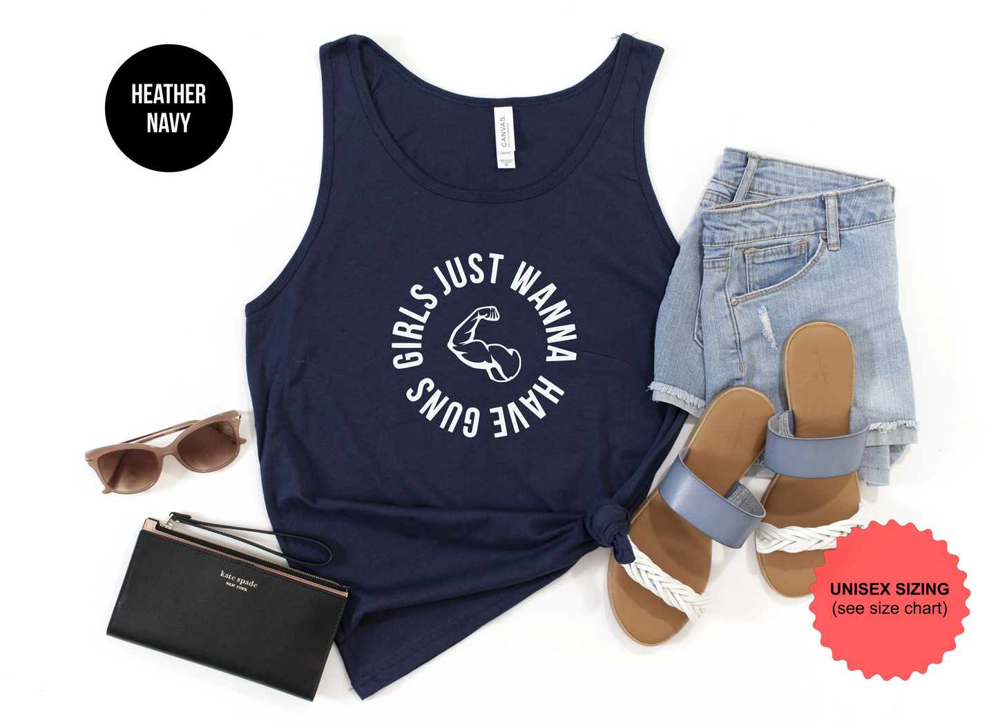 Girls Just Wanna Have Guns Tank Top