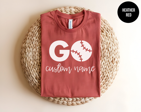 GO - Custom Baseball Shirt