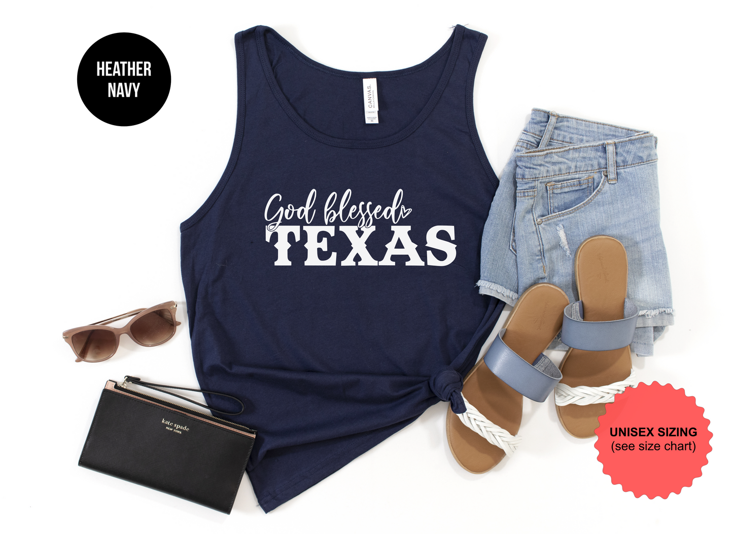 God Blessed Texas Tank Top