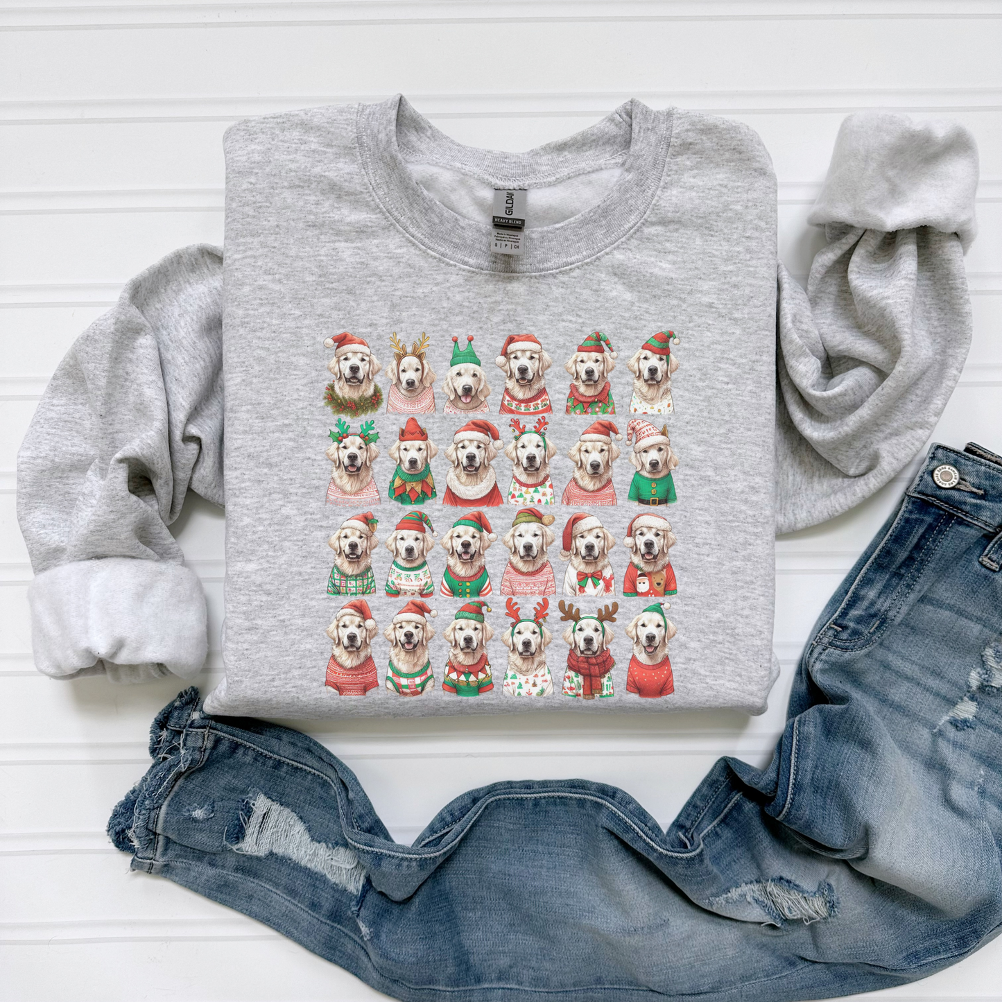 Golden Retriever Christmas Sweatshirt