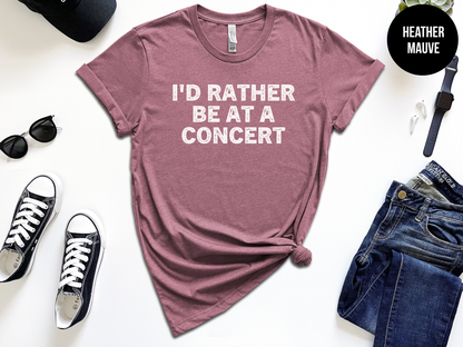 I'd Rather Be At A Concert