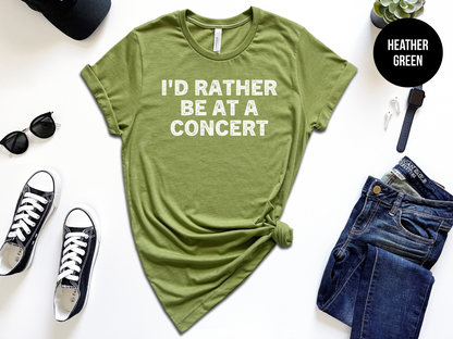 I'd Rather Be At A Concert