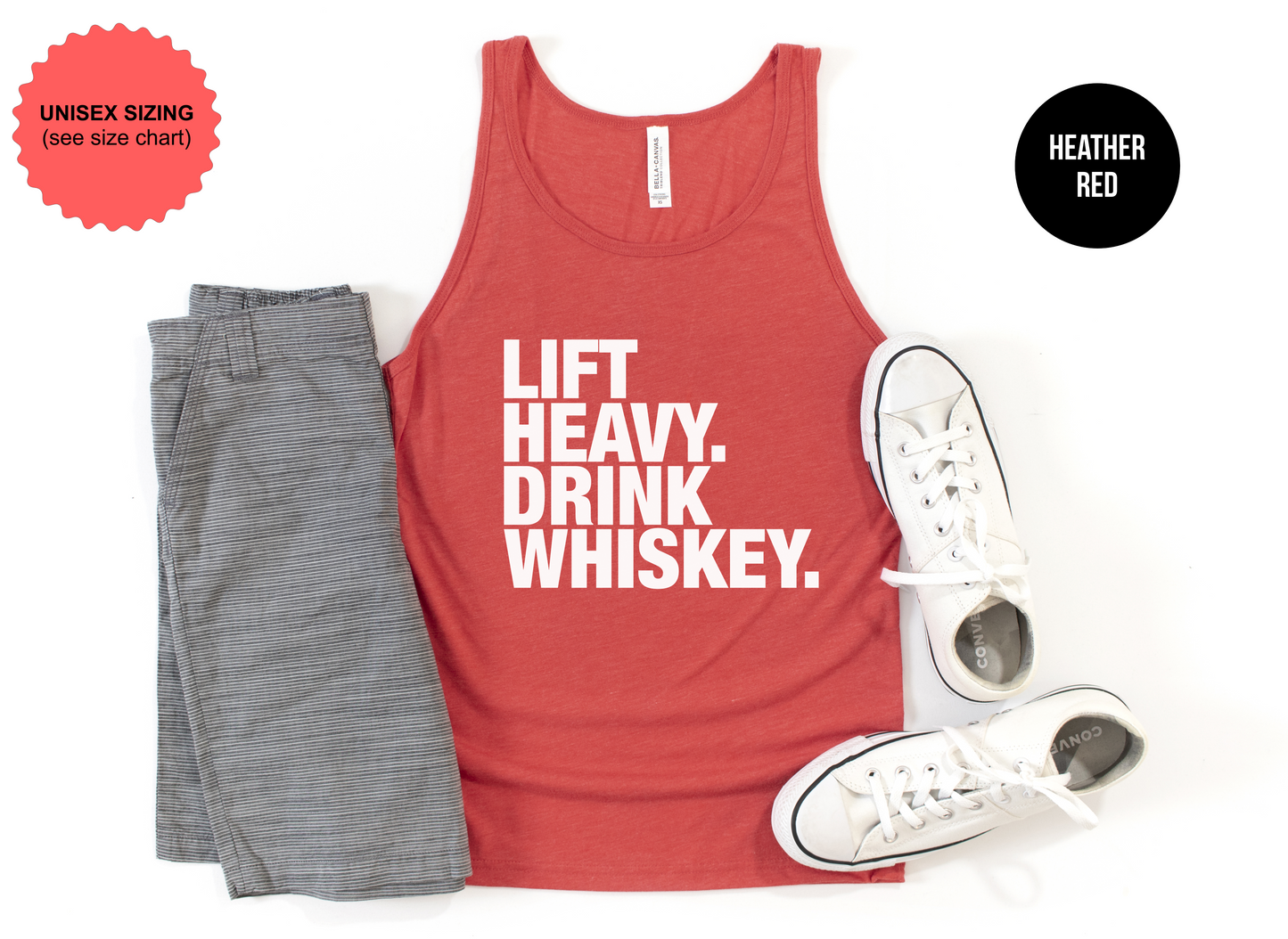 Lift Heavy Drink Whiskey Tank Top