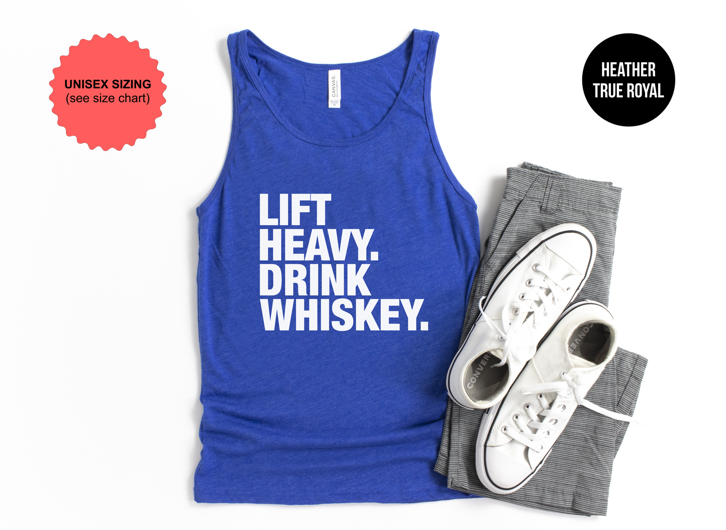 Lift Heavy Drink Whiskey Tank Top