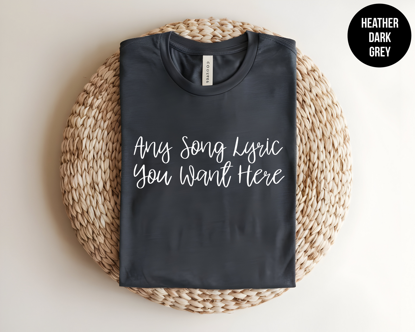 Custom Song Lyrics Shirt