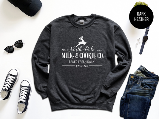 North Pole Milk and Cookie Co. Sweatshirt