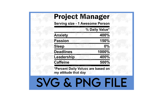 Project Manager - Digital Download